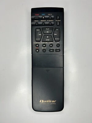 Quasar VSQS1042 TV VCR Remote Control, OEM for VH6410, VH6415 - Image 1 of 4