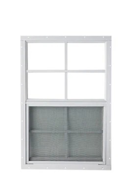 Shed window--18 x 27 flush mount vertical slider 带屏幕 — 第 1/4 张图片