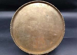 Antique 20thC Chinese Brass Tea Tray Opium Asian Tray. C1836 - Picture 1 of 13