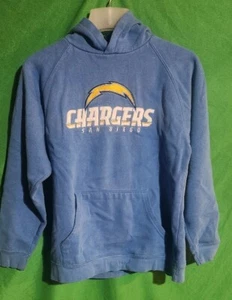Vintage San Diego Chargers Hoodie Pullover Size Large Men’s NFL Light Blue - Picture 1 of 6