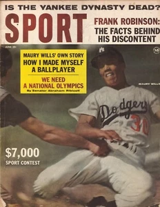 Rivista sportiva Maury Wills Los Angeles Dodgers 1963 - Foto 1 di 1