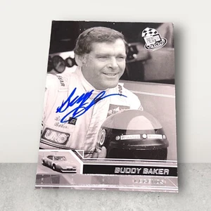 Buddy Baker 2008 PRESS PASS LEGENDS VINTAGE signed NASCAR HALL OF FAMER card - Picture 1 of 1