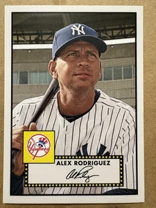 2017 Topps Alex Rodriguez Topps Throwback Thursday TBT-10 New York Yankees - Picture 1 of 2