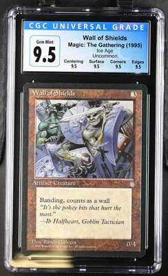 WALL OF SHIELDS Ice Age CGC 9.5 Q Gem Mint MTG [Nostalgium] - Image 1 of 2