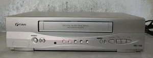 FUNAI 30A250 VIDEOREGISTRATORE VHS 4 TESTINE CON TELECOMANDO - Imagen 1 de 7