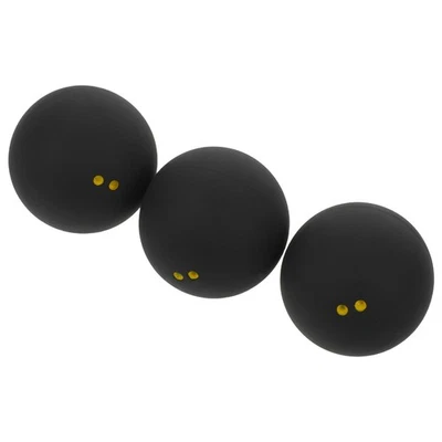  3 Pcs Rubber Squash Ball Dot High Bounce Racquetball Balls Beginner Competition - Image 1 of 4