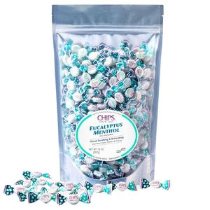 CHIPS Eukalyptus Menthol klassische italienische Rachenpastillen, beruhigend und erfrischend - Bild 1 von 12