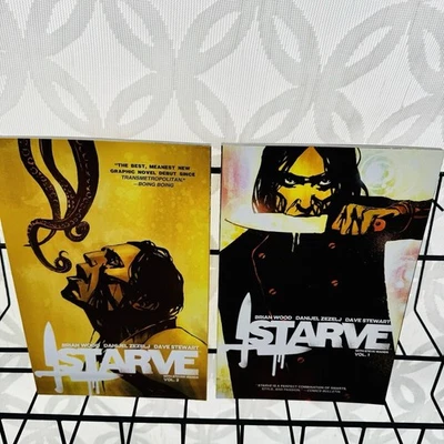Starve Volume 1 & 2 TPB Complete TPB Set by Brian Wood & Danijel Zezelj Image - Image 1 of 4