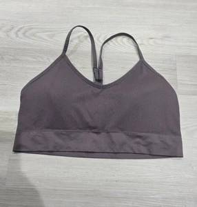 Maurices Seamless Ribbed Racerback Brown Bralette Size XL - Bild 1 von 3