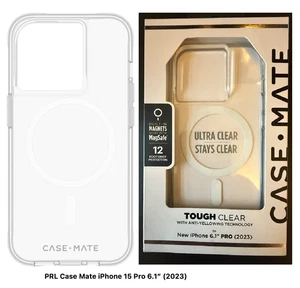 CASE-MATE Case for iPhone 15 Pro  (6.1") Pro 2023  Tough Clear CM051432 - Picture 1 of 9