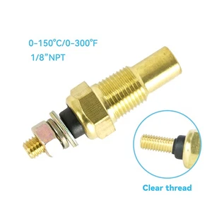 12V 1/8 NPT Racing Car Oil Temp Sensor Water Temperature Water Temp Sensor KP - Picture 1 of 7