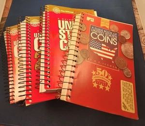 Lot of 4 Red Books (97-00-03-04) Spiral Bound, Guide Book of US Coins, Yeoman - Picture 1 of 7