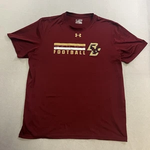 Under Armour Boston College Eagles T-Shirt Men’s Size 2XL Red Short Sleeve - Picture 1 of 6