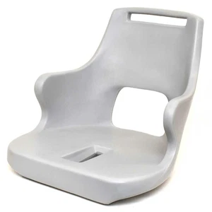Wise Boat Pilot Chair w/ Armrests Shell 8WD015-1-717 | Gray Plastic - Foto 1 di 5