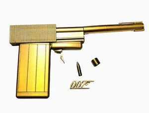 Golden Gun Style Display Prop JB Inspired Solid Collectible Model for Decor - Bild 1 von 1