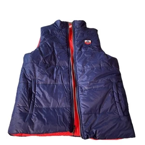 Hanna Andersson Kids’ Puff Blue Vest X-Large Zip Camping Hiking Snow Climbing  - Picture 1 of 14