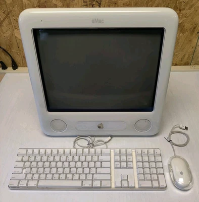 2003 Apple eMac A1002 1GHz G4 1GB RAM 17” All In One PC *TESTED-WORKING-READ* - Image 1 of 4