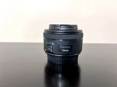 佳能 EF 镜头 50 毫米 1:1.8 STM 数码单反相机镜头 - 黑色 — 第 1/3 张图片