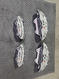 2017-2024 Camaro ZL1 1LE Front & Rear Silver BREMBO Brake Calipers USED OEM GM - Picture 1 of 15