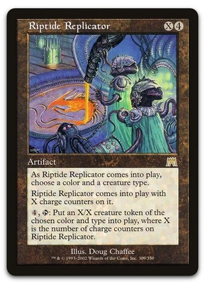 Riptide Replicator #309 (LP) Onslaught ONS Magic MTG - Image 1 of 2