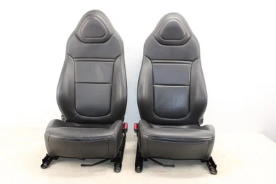2006-2009 Pontiac Solstice Black Leather Seat Set OEM ME64 - Image 1 of 4