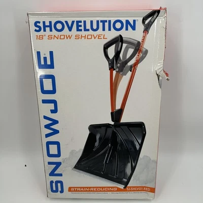 Snow Joe Shovelution 18" Snow Shovel Ergonomic Strain-Reducing Handle New in Box - Image 1 of 3
