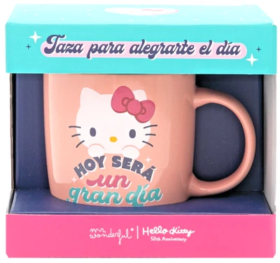 Limited Edition Sanrio Hello Kitty 50th  XL Ceramic Cup/Mug Mr. Wonderful NEW!! - Imagen 1 de 4