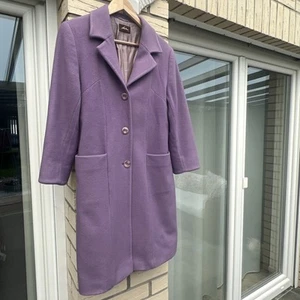 Wollmantel für Damen Flieder Gr. 40/L top Zustand 100% Schurwolle - Bild 1 von 10
