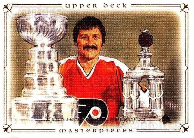 2008-09 UD Masterpieces #75 Bernie Parent, Stanley Cup - Image 1 of 1