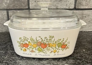 Corning Ware A-5-B 5 QT/Liter L'Echalote La Marjolaine Le Romarin Spice Of Life - Picture 1 of 10