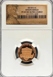 2010-S Lincoln Cent PF69UCAM NGC Union Shield (#PA1217771029) - Picture 1 of 2