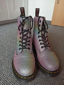 Dr. Martens Glitzer Regenbogen Stiefel 36 | 1460 PASCAL GLITTER - Bild 1 von 7