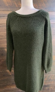 Harper Heritage Medium leichtes warmes kuscheliges Tunika Pullover Kleid olivgrün - Bild 1 von 14