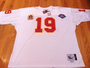 MITCHELL & NESS NFL KANSAS CITY CHIEFS JOE MONTANA AUTHENTIC JERSEY SIZE 4XL 60 - Picture 1 of 8