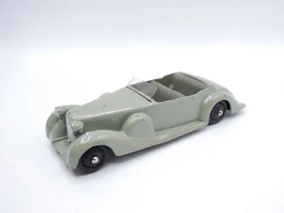 Dinky Toys No.38C Lagonda Tourer Open Top Car Original Grey — 第 1/4 张图片
