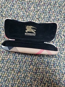Burberry Glass Case Hard Clamshell Nova Plaid W023 - Picture 1 of 9