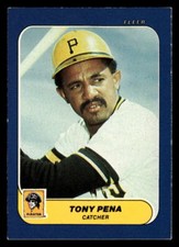 1986 Fleer Classic Miniatures #119 Tony Pena NRMT or Better