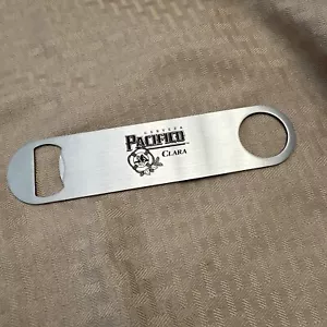 Cerveza Pacifico Clara Apribottiglie Birra Metallo Chiave NUOVO Logo Argento - Foto 1 di 8