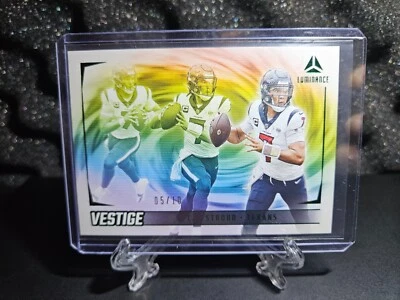 2024 Panini Luminance 5/10 CJ Stroud Green Vestige Rare Ssp - Image 1 of 2