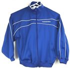 Vintage Diadora Men's Tracksuit Jacket Blue Soccer Medium Hong Kong