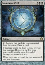 IMMORTAL COIL X4 4 4X Shards of Alara MTG Magic the Gathering Cards DJMagic