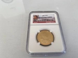 2001-S SACAGAW DOLLAR NGC PF69 ULTRA CAMEO - Picture 1 of 4