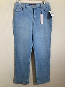 NWT Gloria Vanderbilt Amanda Ultra Stretch Size 10 Missy Short Blue Jeans Denim - Picture 1 of 9