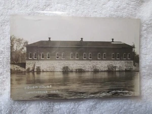 1909 Constantine Michigan RPPC Power House Real Photo Postcard - Picture 1 of 2