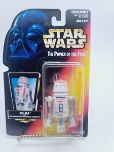 R5-D4 Droid 1996 RED Card VARIANT STAR WARS Power of the Force POTF MOC