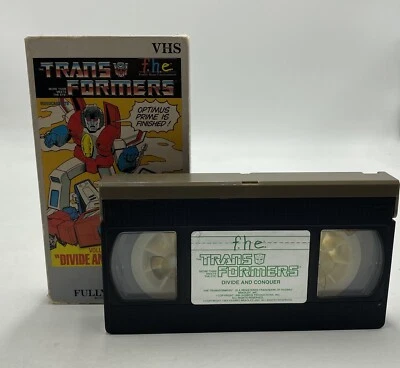 Transformers Volume 5 Divide and Conquer VHS Tape f.h.e - Image 1 of 3