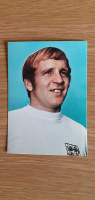 Francis Lee Manchester City & England 1970 German Bergmann-Verlag WC Card - Image 1 of 2