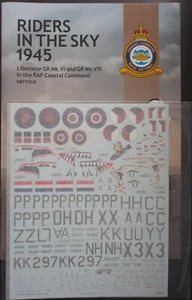 Eduard 1/72nd Scale Liberator Mk. VI -  Decals & Directions from Kit No. 2123 - Picture 1 of 1