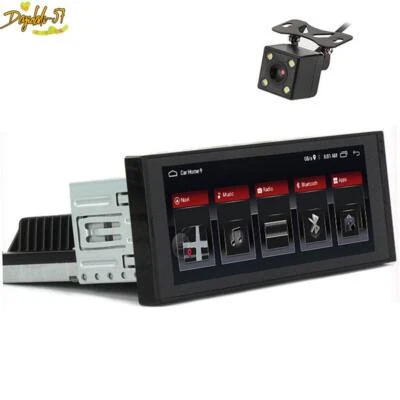 Single DIN Touch Screen Car Stereo Radio GPS Navigation Android 10.0 New - Image 1 of 4