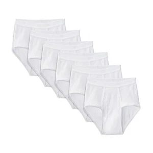 Fruit of the Loom Premium Men�s 6 Pack Premium Cotton Briefs - Picture 1 of 2